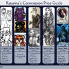 Katarina's Commission Price Guide